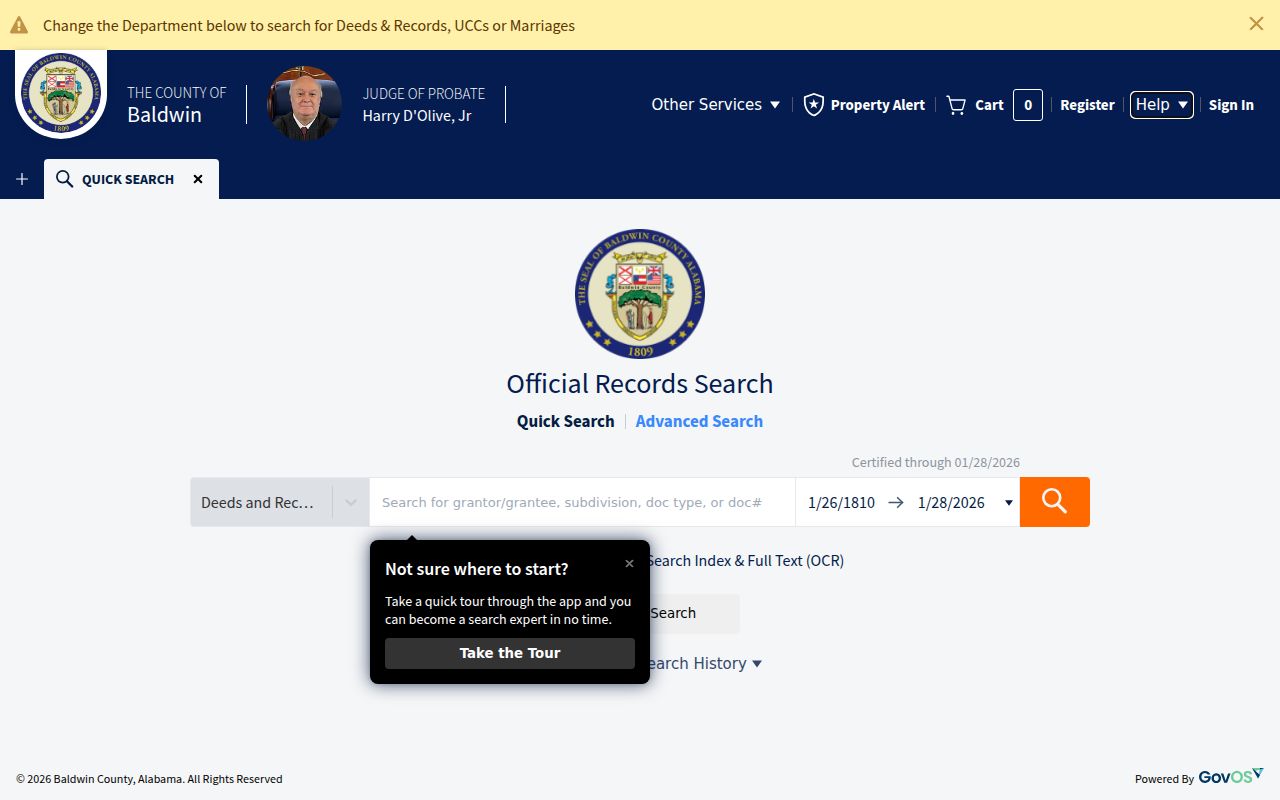 Baldwin County probate records search portal