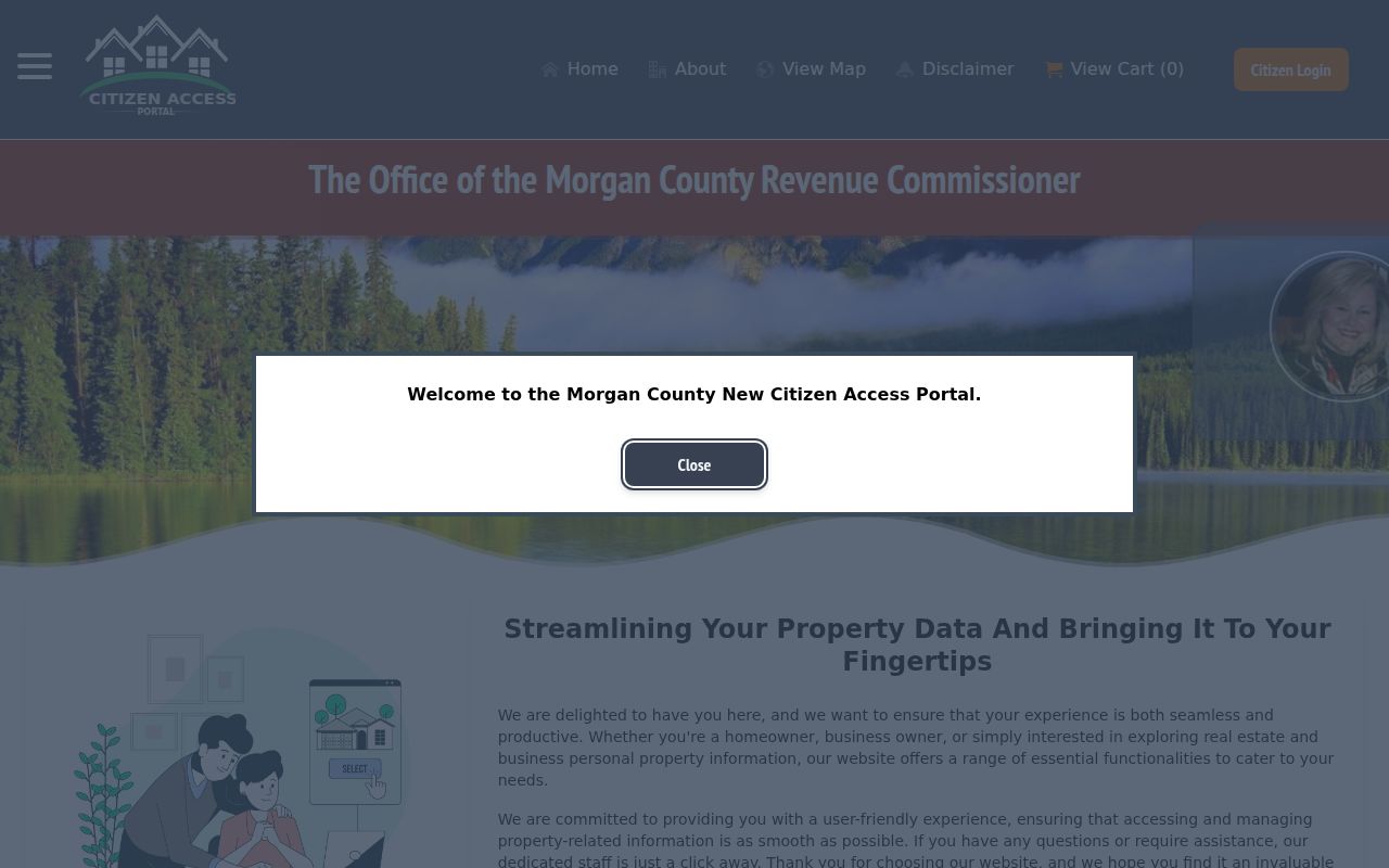 Morgan County Citizen Access property portal